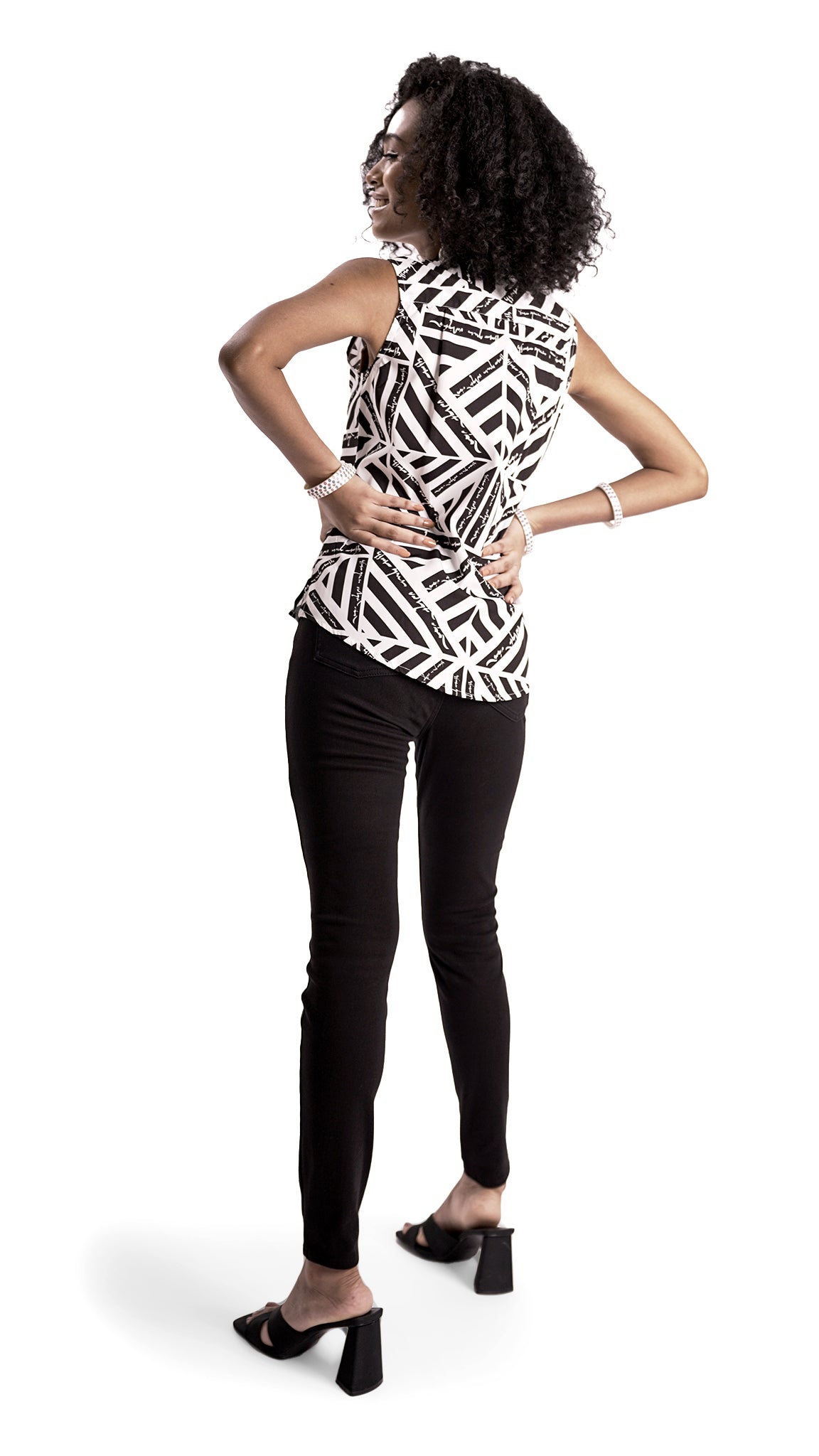 Vino Supraja Keetru Shirt - Black White
