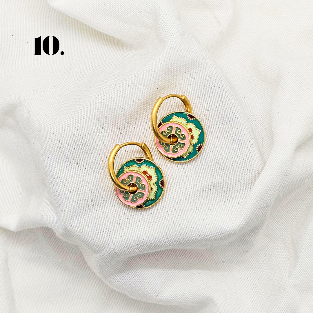 Singapore Handmade Jewelry - Stackable Earrings