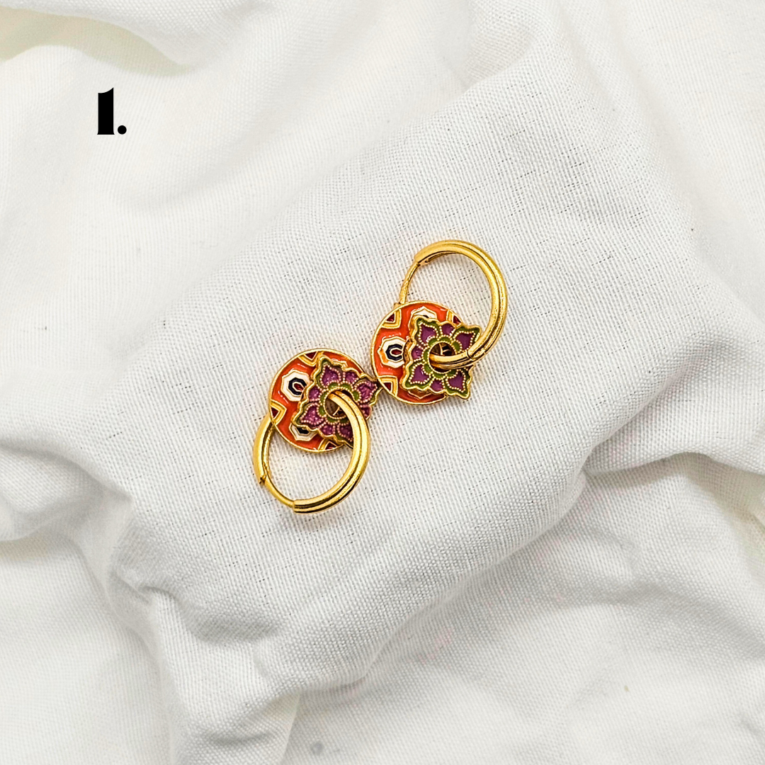 Singapore Handmade Jewelry - Stackable Earrings