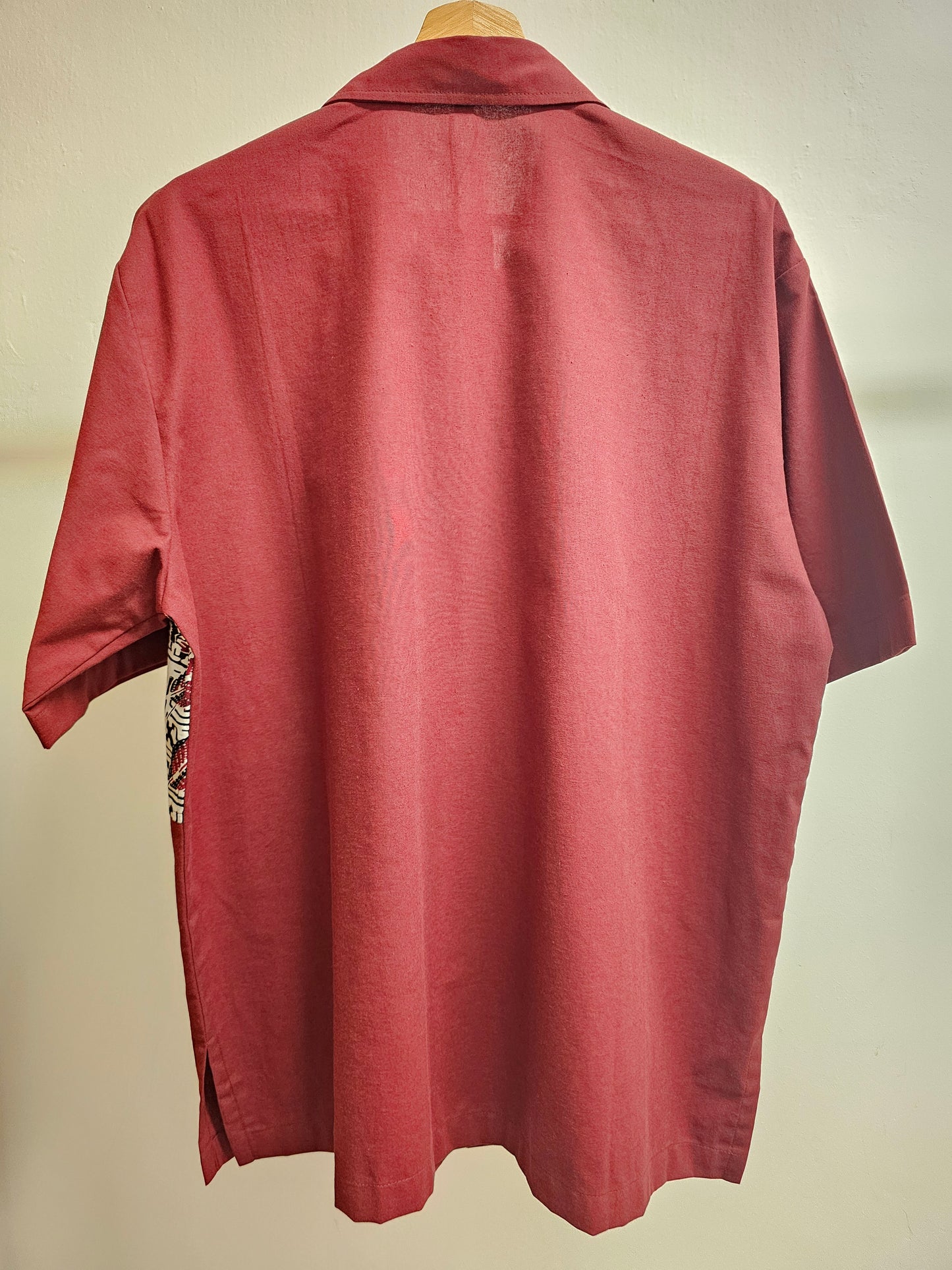 Nyana Camp Shirt Batik Patchwork