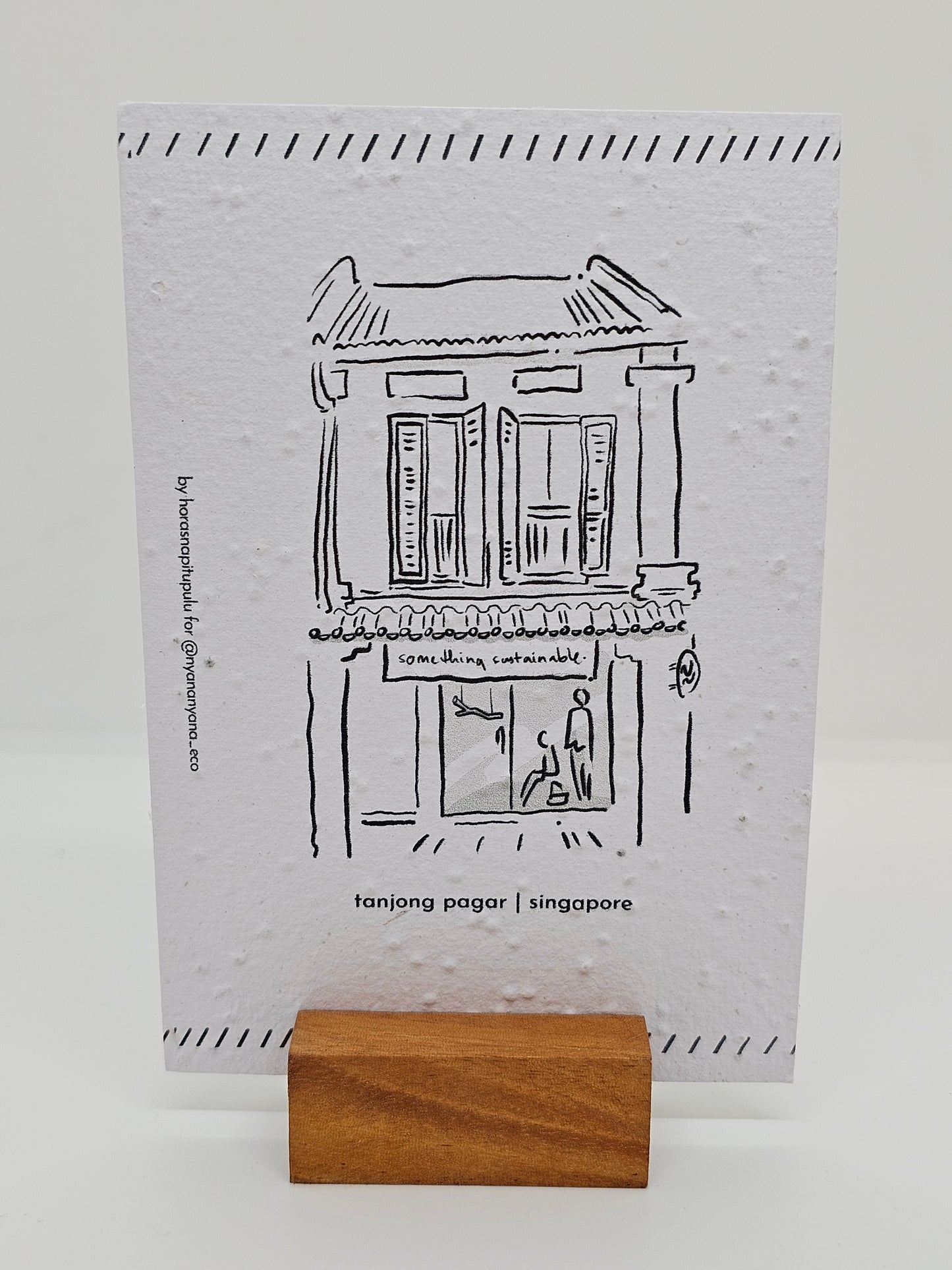 SoSus Tanjong Pagar Merchandise: Plantable Seed Postcards