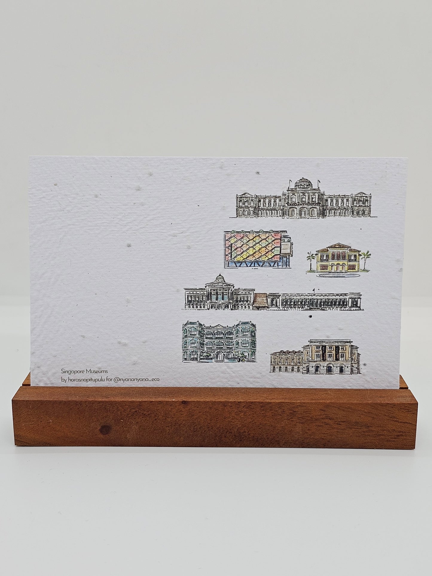 SoSus Tanjong Pagar Merchandise: Plantable Seed Postcards