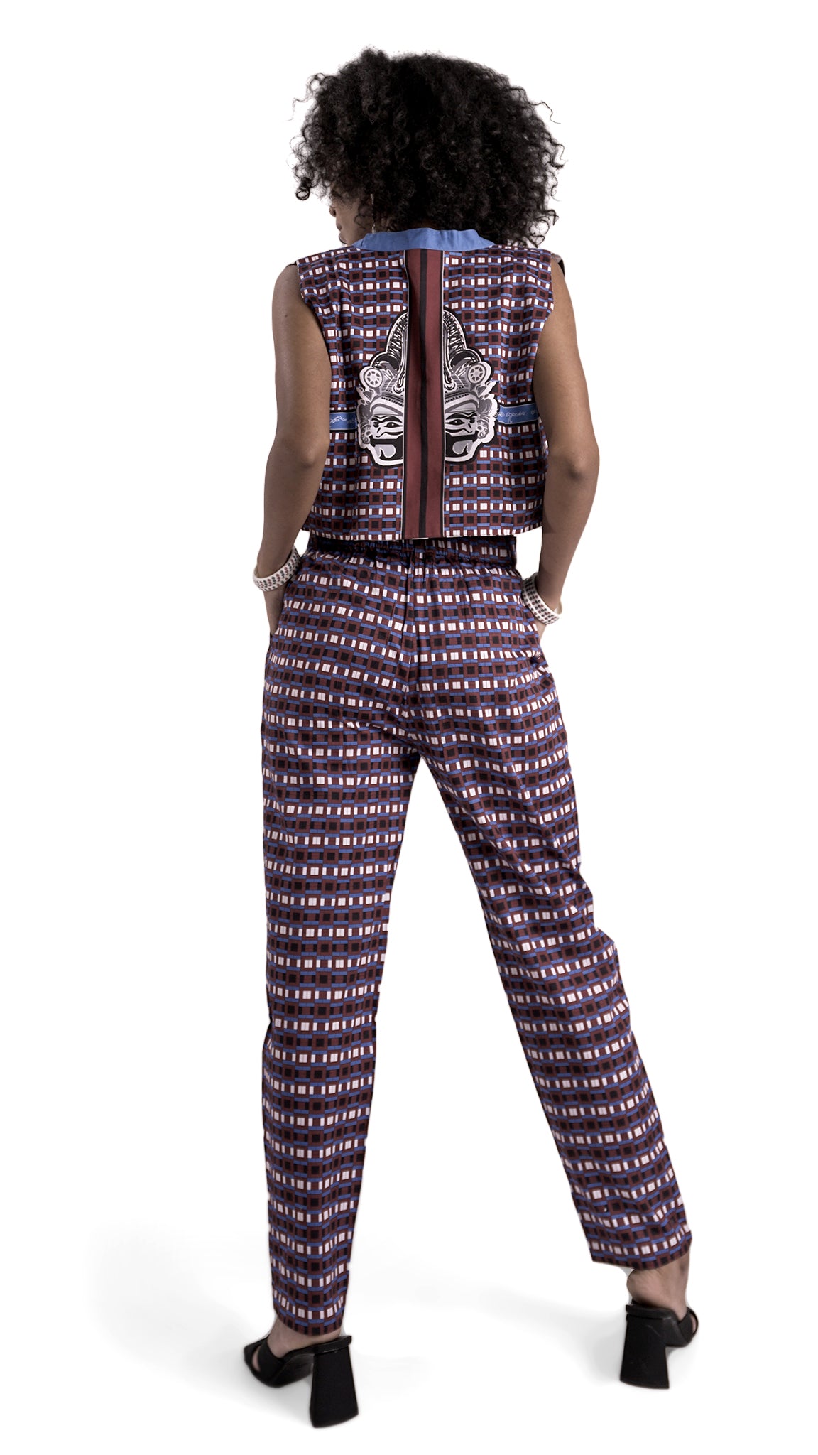 Vino Supraja Purisai Signature Vest - Blue Red White Black
