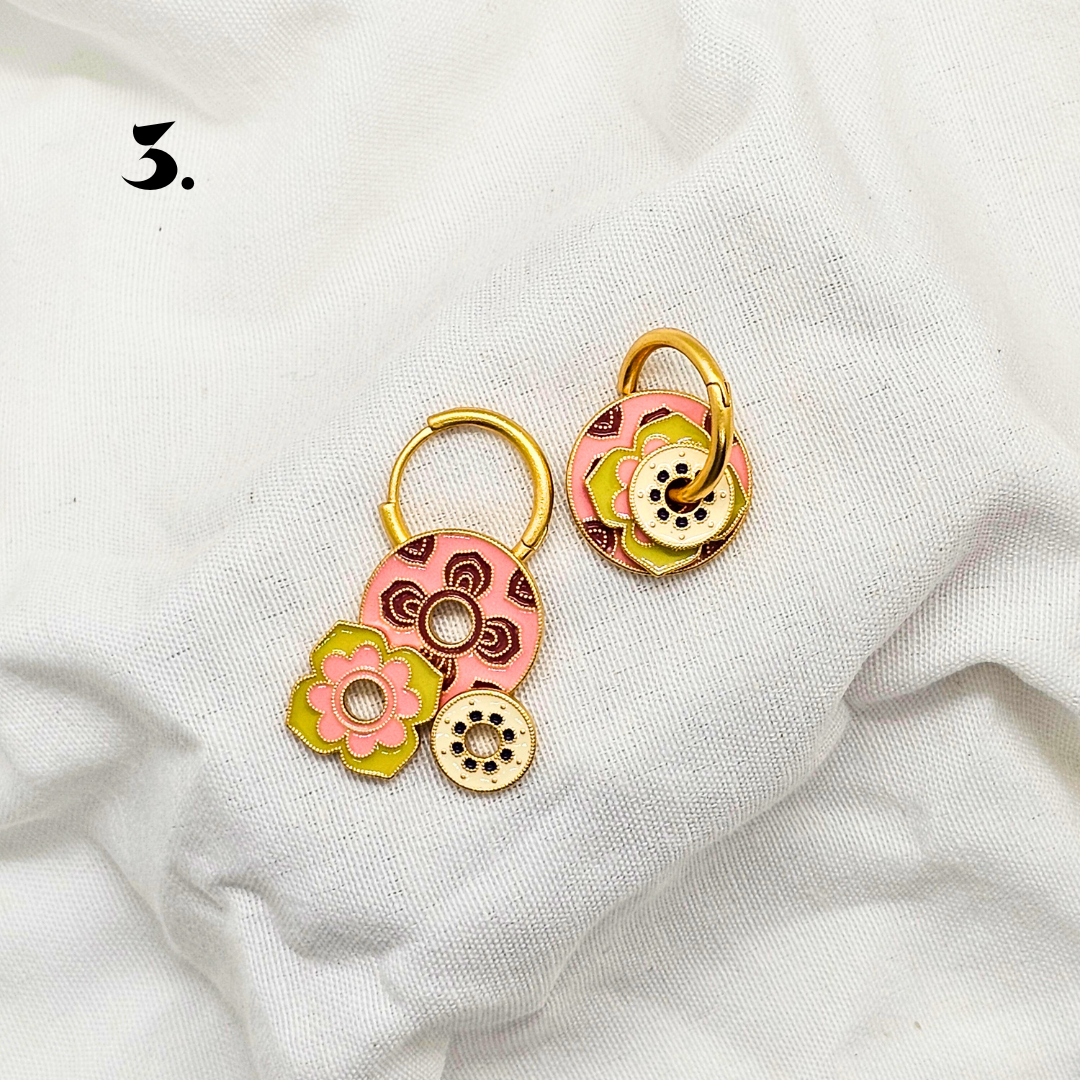 Singapore Handmade Jewelry - Stackable Earrings