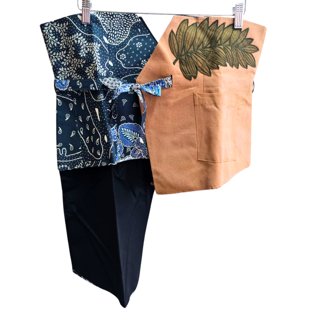 Nyana Patchwork Embroidery Batik Obi Belt