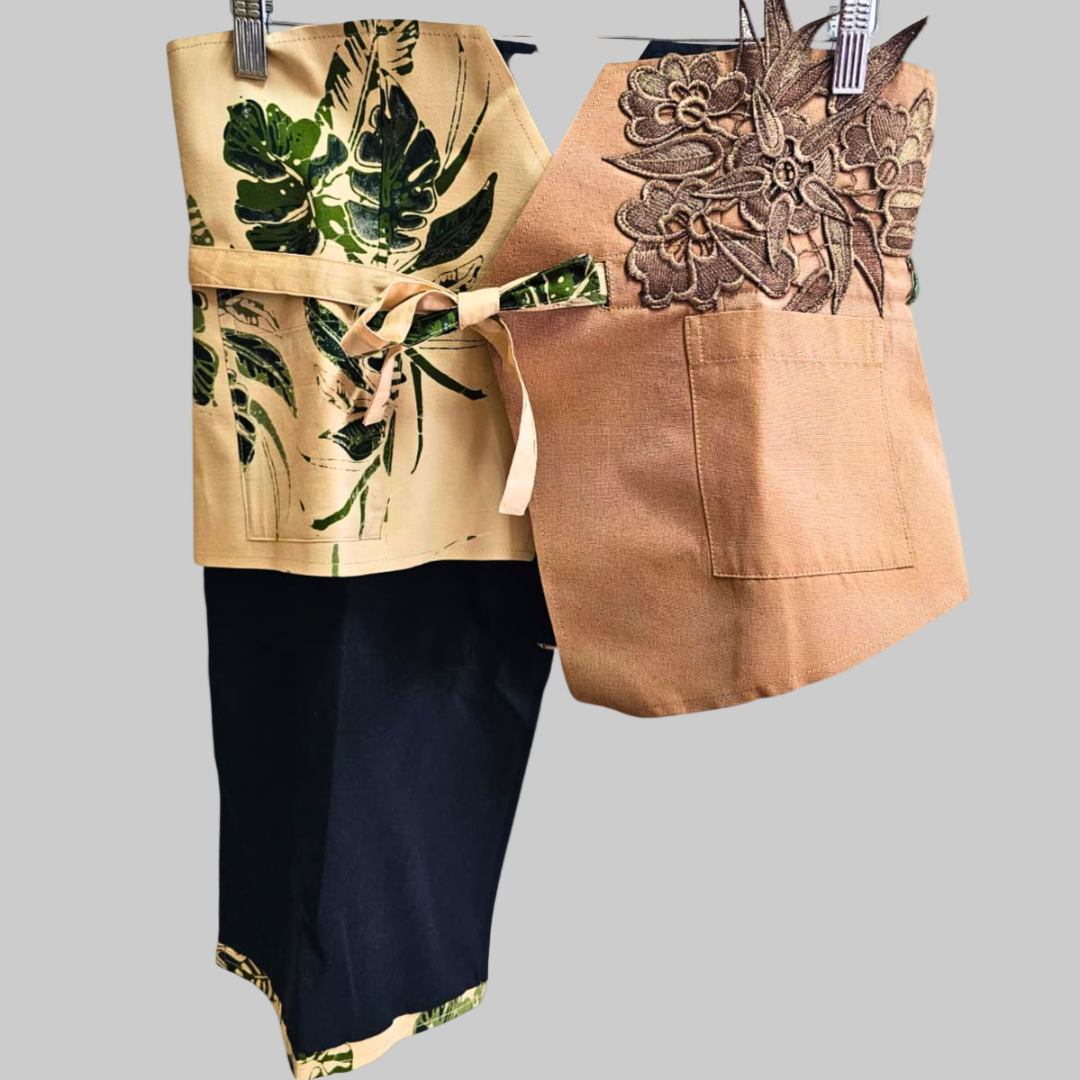 Nyana Patchwork Embroidery Batik Obi Belt