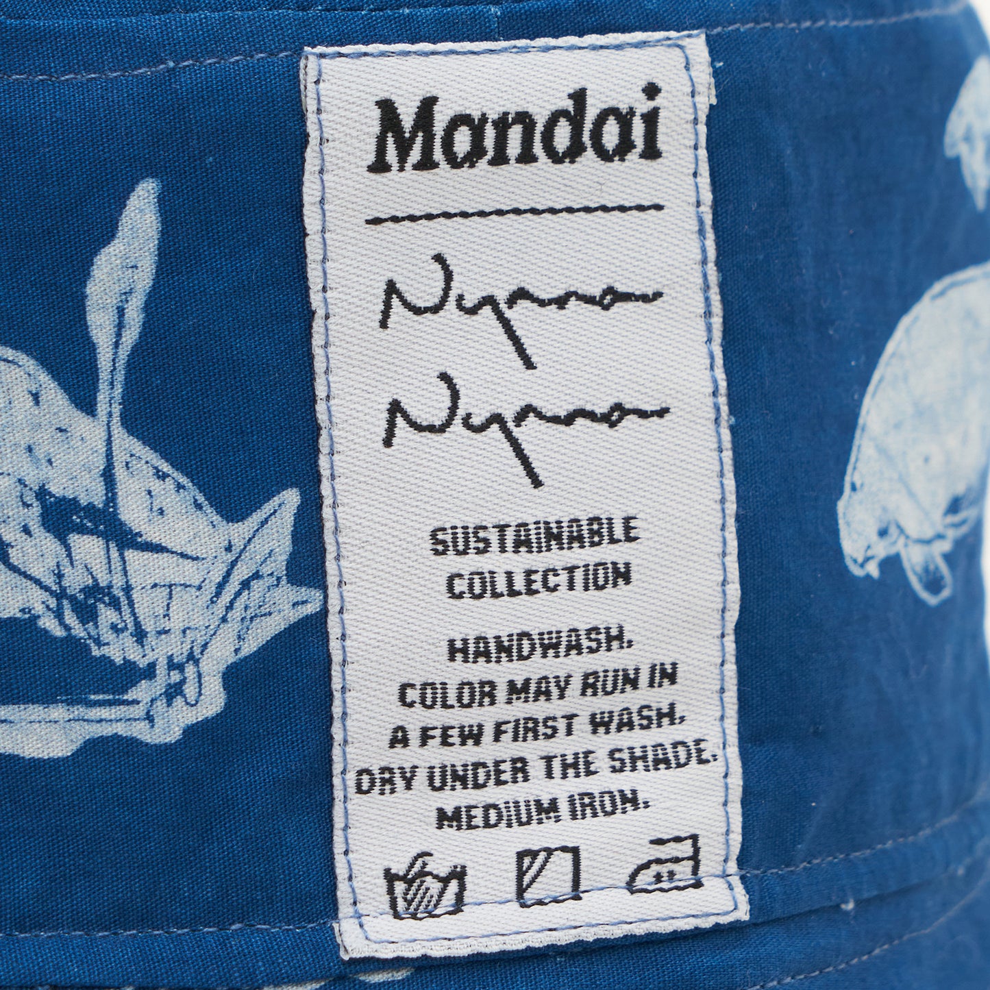 Mandai Reversible Batik/Denim Hat
