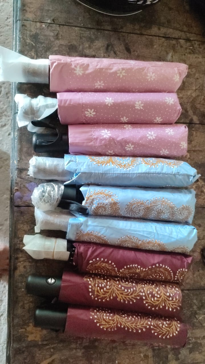 Nyana Hand Drawn Peranakan Batik Tulis UV Umbrella