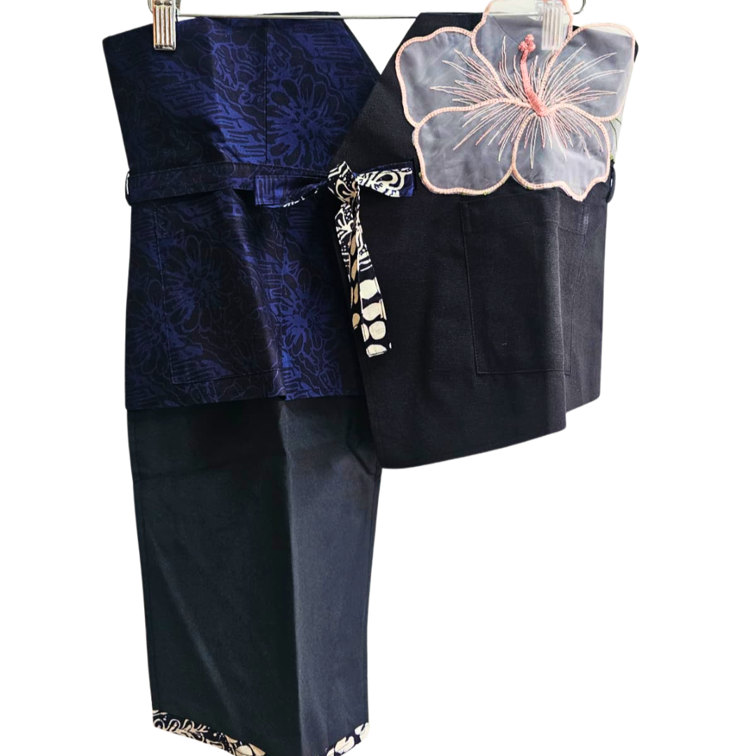Nyana Patchwork Embroidery Batik Obi Belt