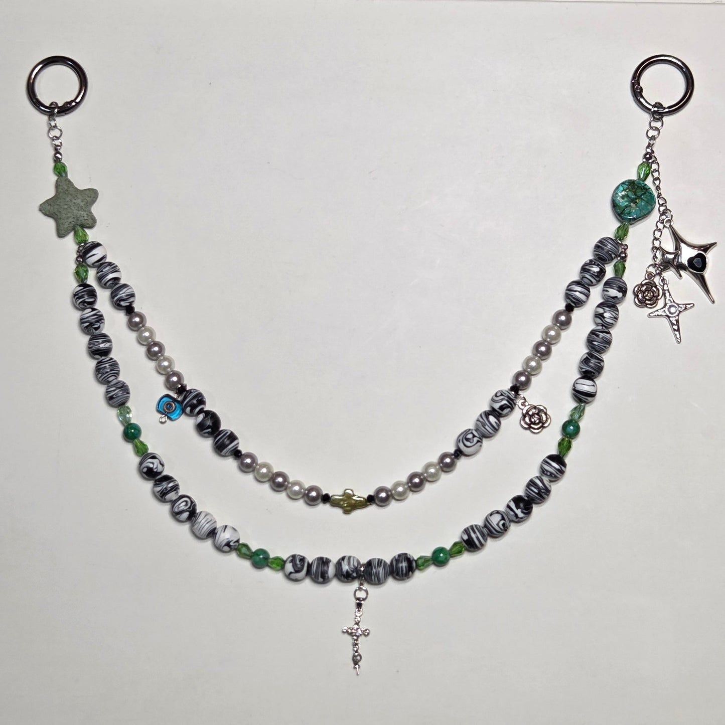 Diffuser Bracelets and Bag Charm Black Lava - Circa Beads Christmas Specials