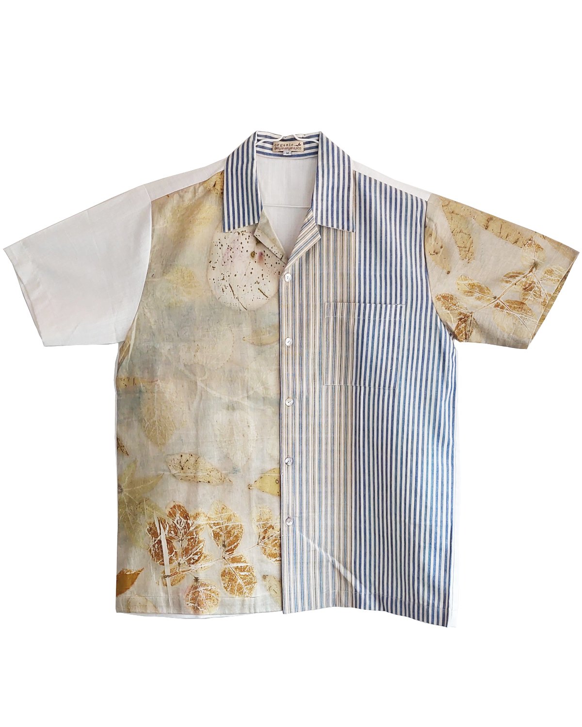 Nyana Ecoprint Linen Camp Shirt
