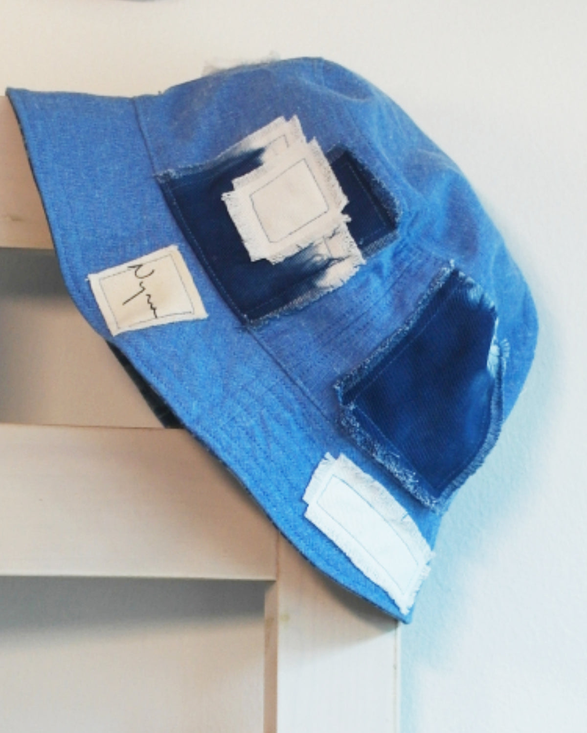 Nyana Reversible Patchwork Bucket Hat with EcoBatik
