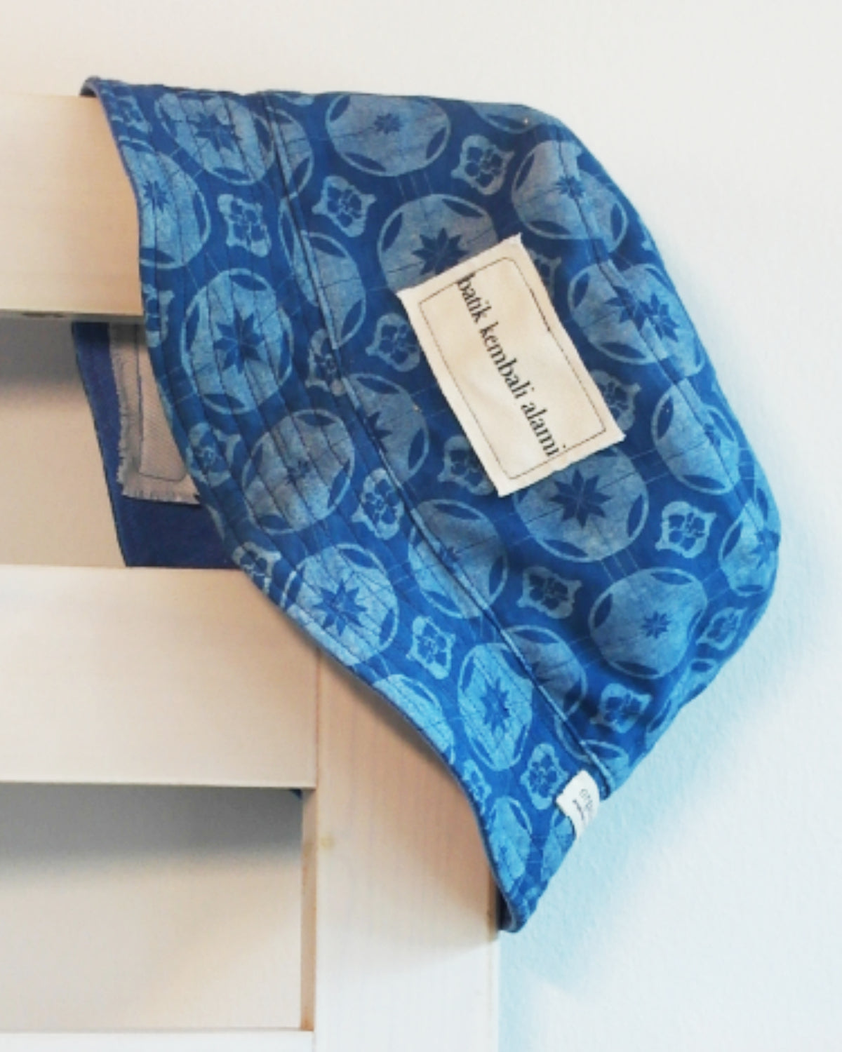 Nyana Reversible Patchwork Bucket Hat with EcoBatik